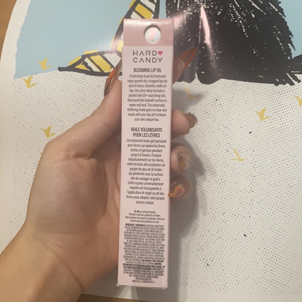 ๐HOST PICK ๐ NEW IN BOX- HARD CANDY CALMING PEACH BLOOMING LIP OIL - Picture 5 of 5